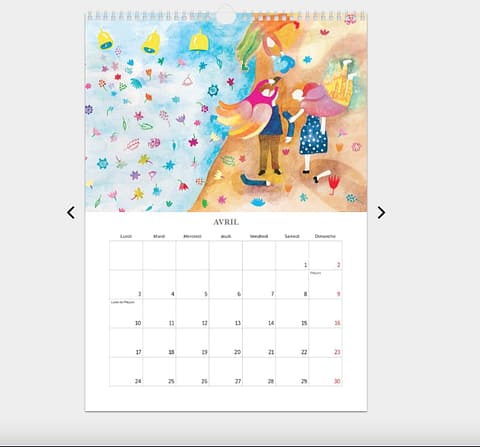 Produit Calendrier 4.avril